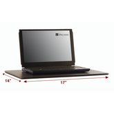 Black Leatherette Lap Desk, 17 x 14